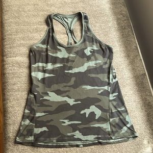 Athleta camo print tank in medium